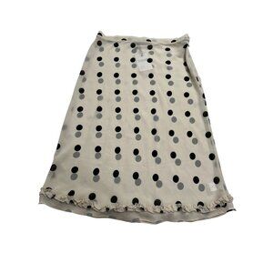 Susamusa Meadow Skirt in Butter Polka Dot